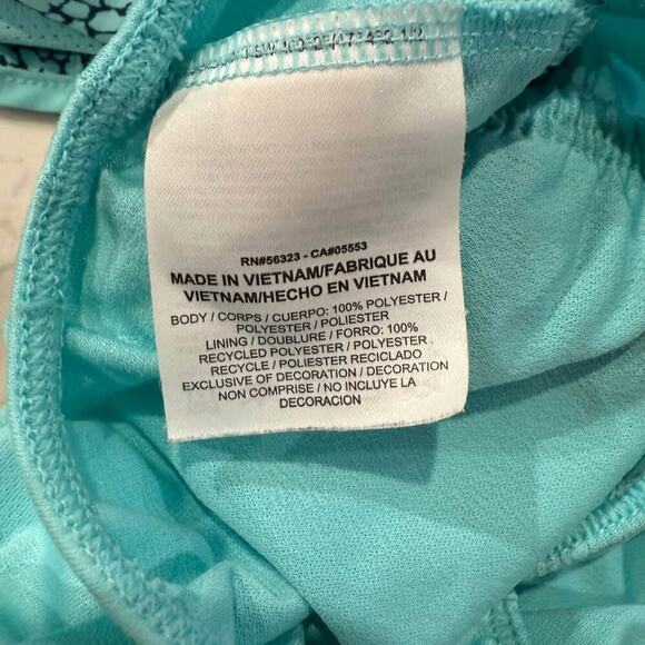 Nike Dri-Fit Tempo Running Shorts Women’s Small Teal Green/Geometric Dot Print - Picture 7 of 8